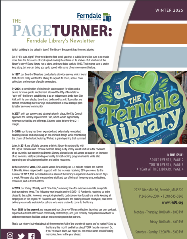 page turner jan feb 2025