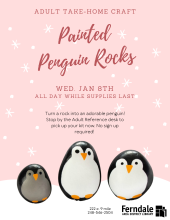 Painted Penguin Rocks