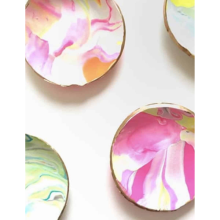 Marbled Trinket Dish